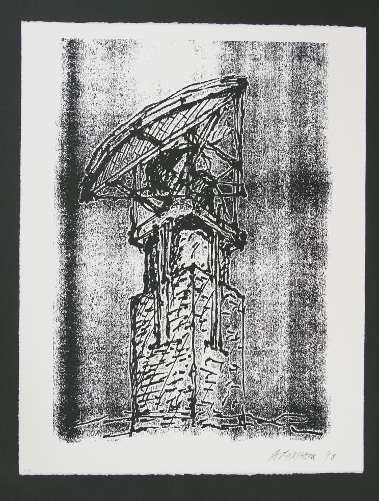 Raimund ABRAHAM Architektur III aus 1998 - Siebdruck