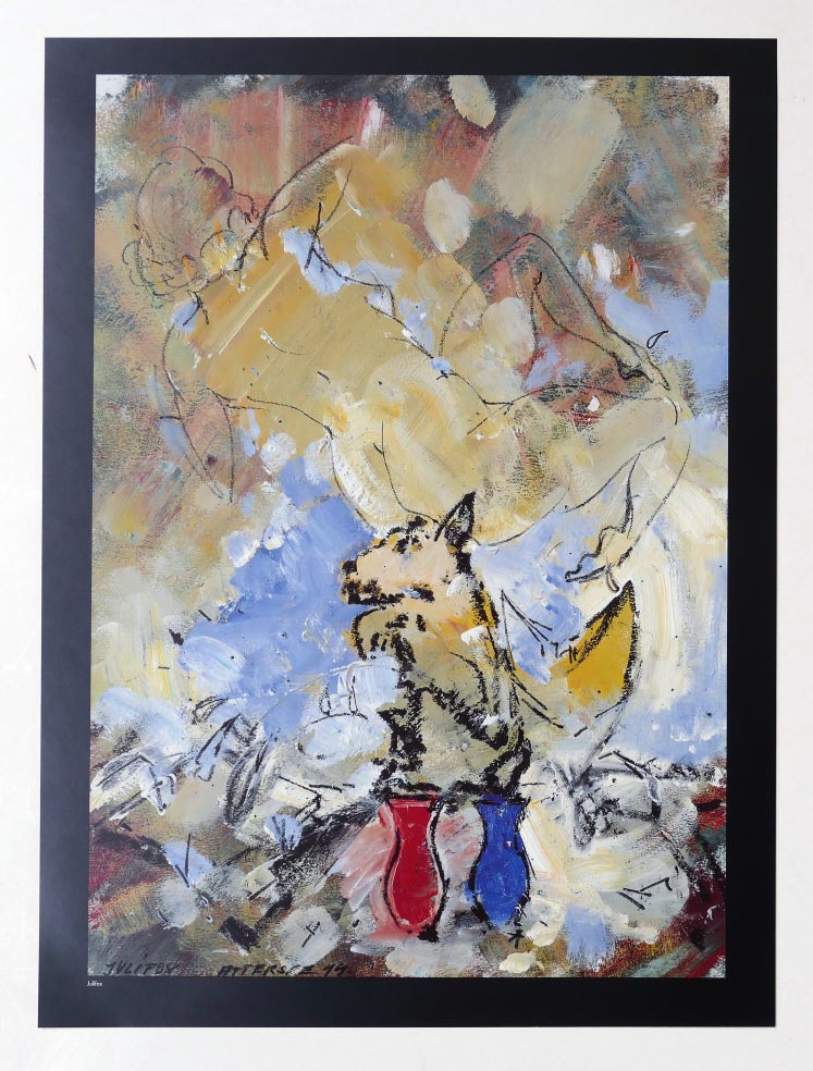 Christian-Ludwig ATTERSEE Julifox aus 1994 - Kunstdruck