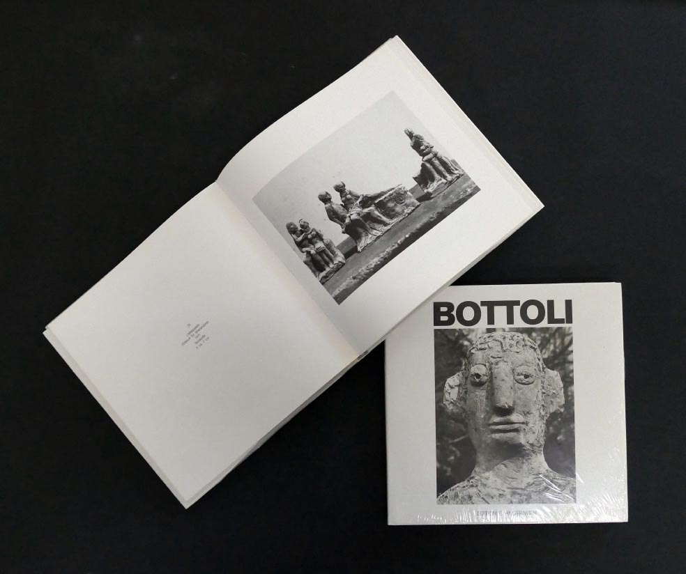 Oskar BOTTOLI Steine-Bronzen-Zeichnungen - Kunstbuch aus 1983