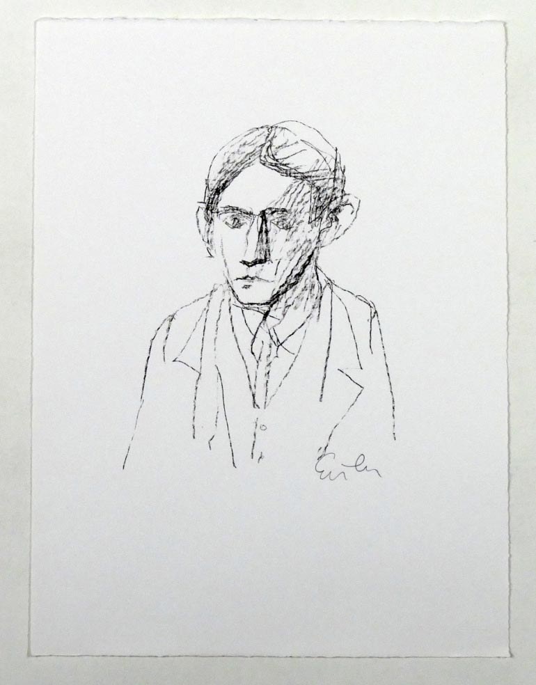 Georg EISLER Franz Kafka - Lithographie