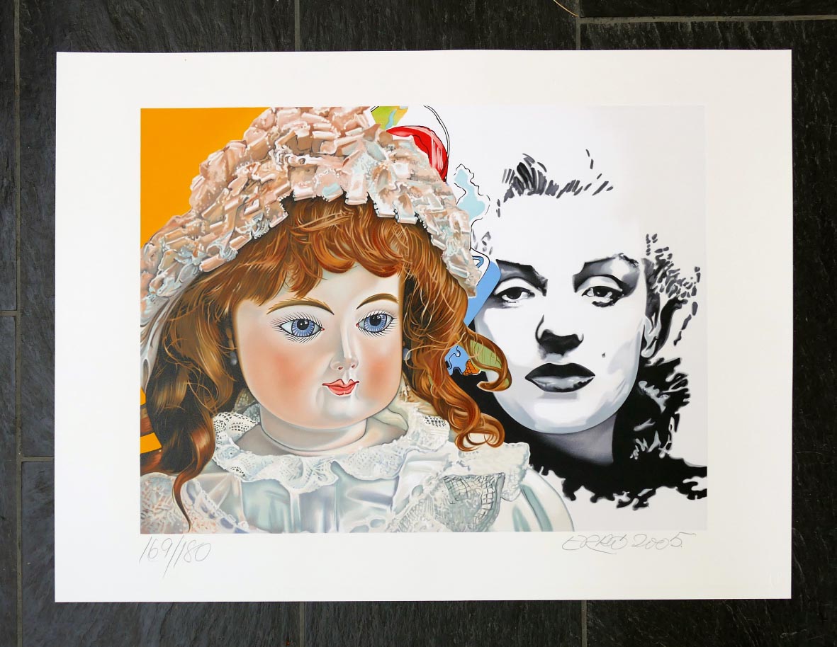 ERRO Marilyn - Lithographie in Farbe aus 2005