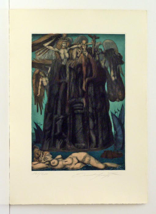 Ernst FUCHS Gefängnis des Ikarus VIII