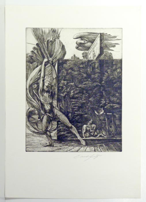 Ernst FUCHS Hommage an Albrecht Altdorfer