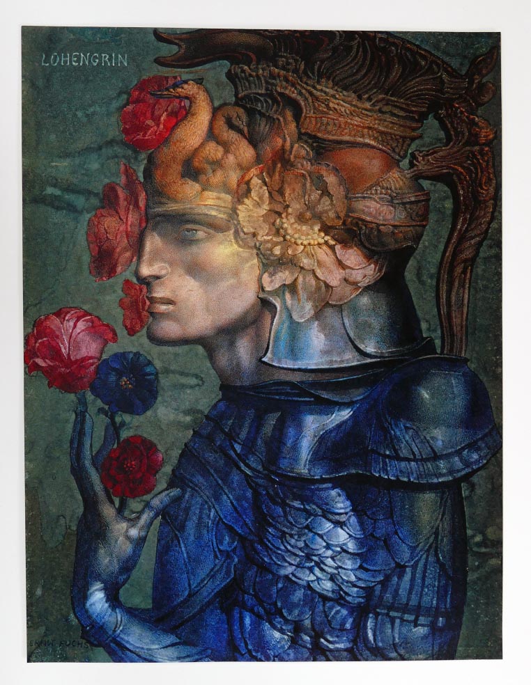 Ernst FUCHS Lohengrin - Heliogravur