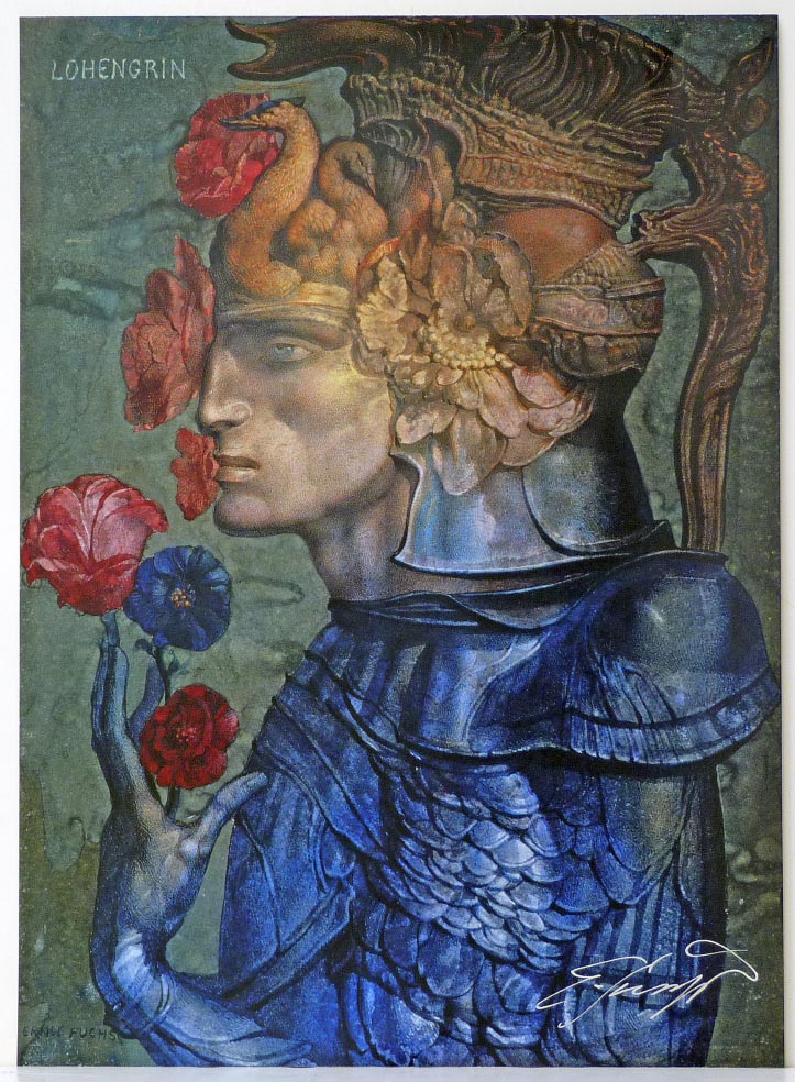 Ernst FUCHS Lohengrin - Heliogravur