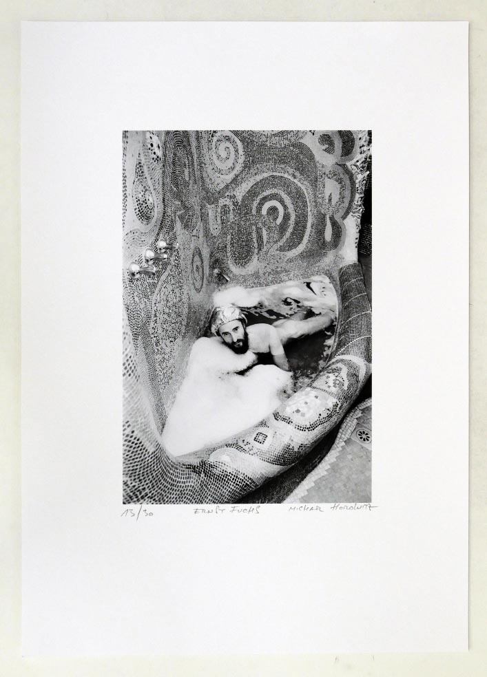 Michael HOROWITZ Ernst Fuchs - Fotographie Pigmentdruck