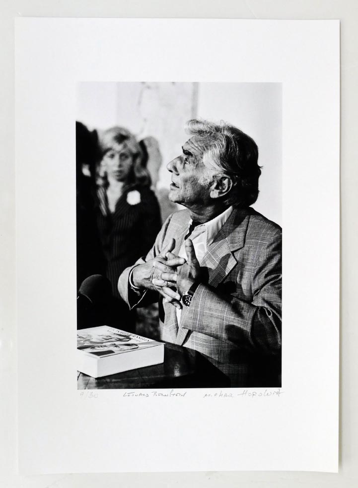 Michael HOROWITZ Leonard Bernstein - Fotographie Pigmentdruck