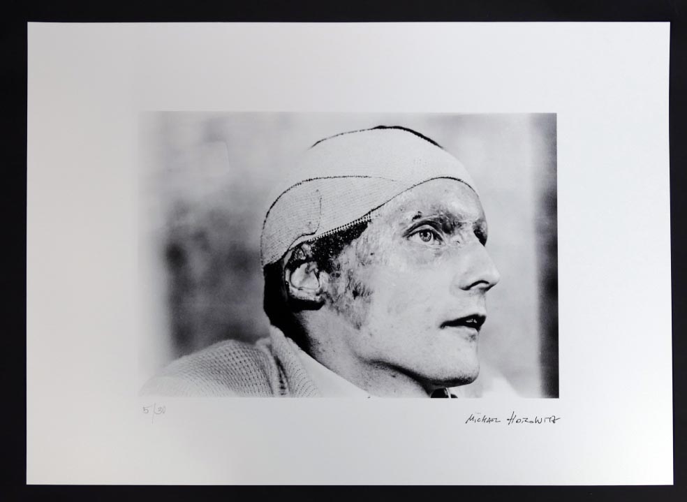 Michael HOROWITZ Niki Lauda - Fotographie Pigmentdruck