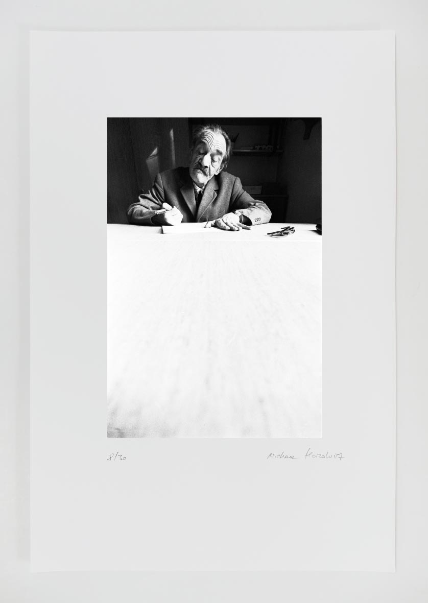 Michael HOROWITZ Gugging - Ernst Herbeck - Fotographie Pigmentdruck