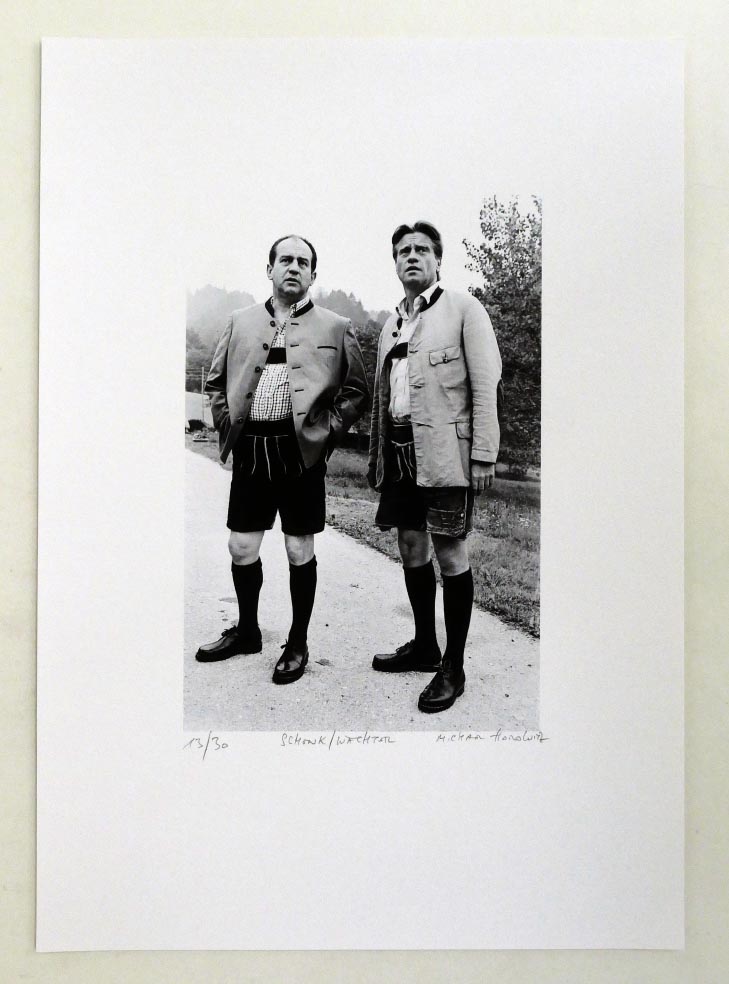 Michael HOROWITZ Otto Schenk - Eberhard Waechter - Fotographie Pigmentdruck