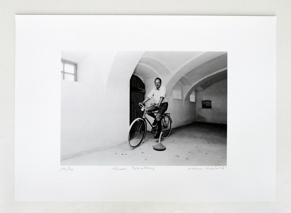 Michael HOROWITZ Thomas Bernhard - Fotographie Pigmentdruck