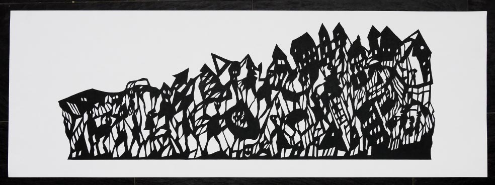 Joseph KÜHN Geheimnisvolle Stadt I aus 2005 - Siebdruck