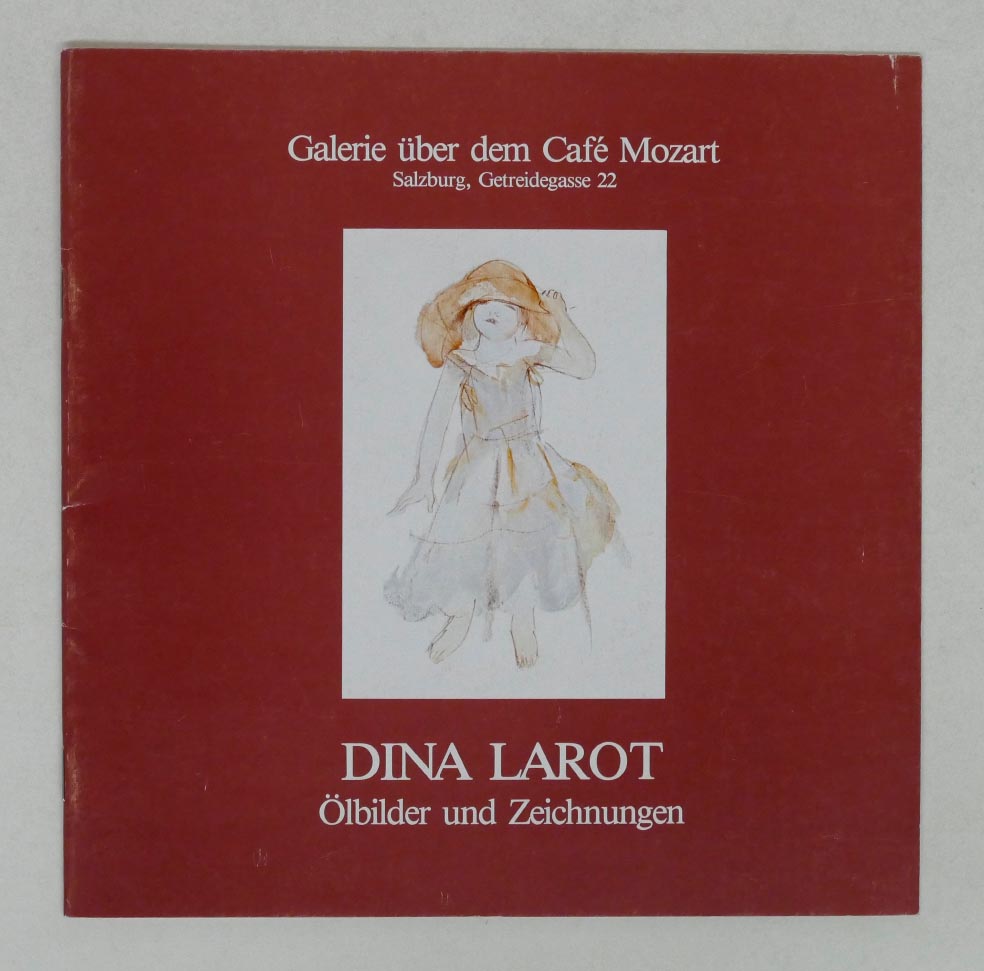 Dina LAROT Ölbilder und Zeichnungen - Kunstbuch aus 1981