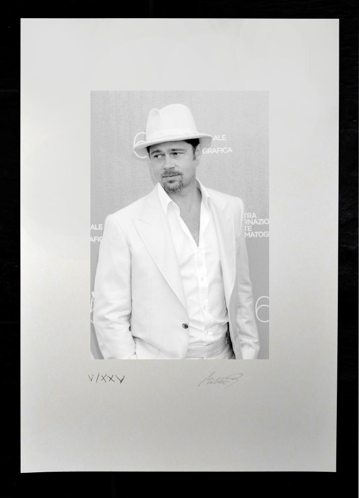 Andrea MÜHLWISCH Brad Pitt 2008 - Fotographie - Pigmentdruck 