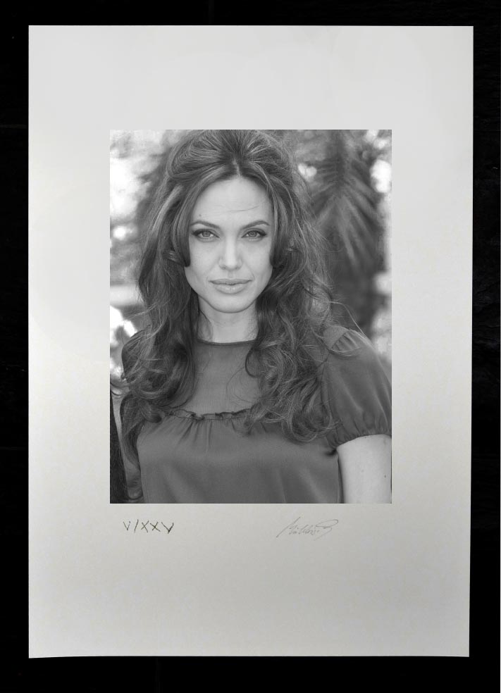 Andrea MÜHLWISCH Angelina Jolie 2007 - Fotographie - Pigmentdruck 