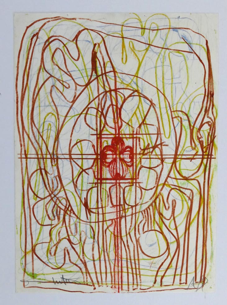 Hermann NITSCH - Lithographie in Farbe