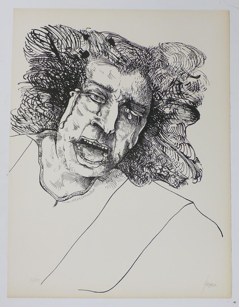 Peter PAONE My Father - aus 1969 - Nr 11 - Lithographie