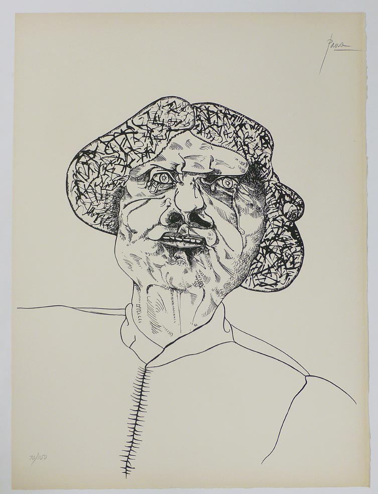 Peter PAONE My Father - aus 1969 - Nr 12 - Lithographie