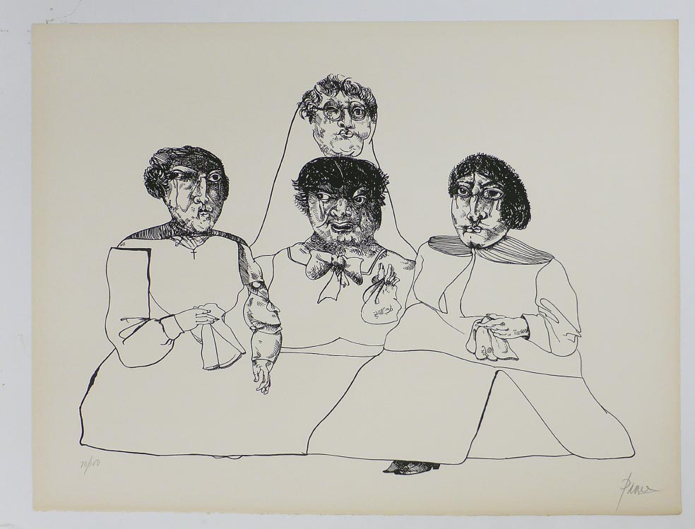 Peter PAONE My Father - aus 1969 - Nr 14 - Lithographie