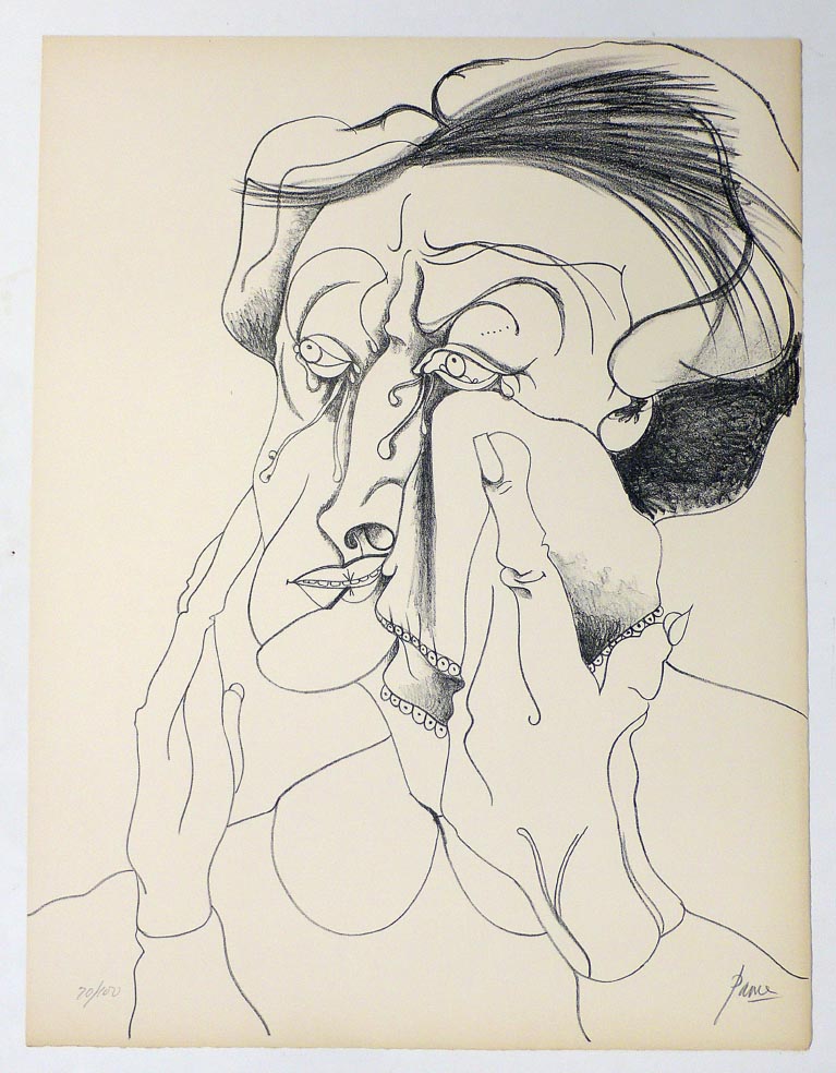 Peter PAONE My Father - aus 1969 - Nr 7 - Lithographie