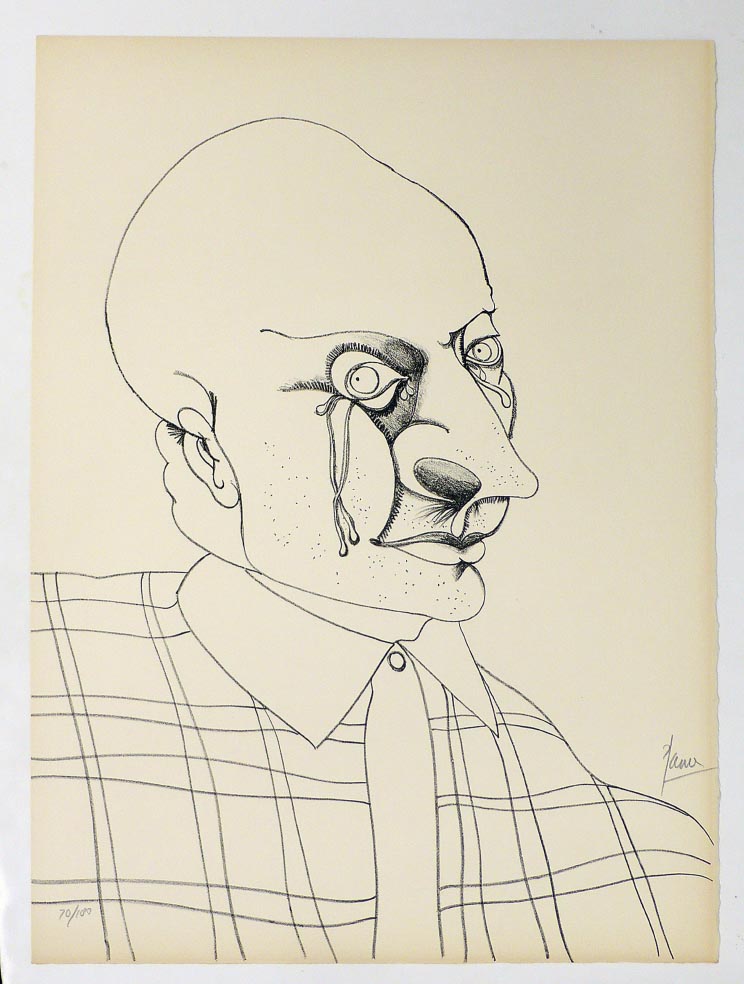 Peter PAONE My Father - aus 1969 - Nr 8 - Lithographie