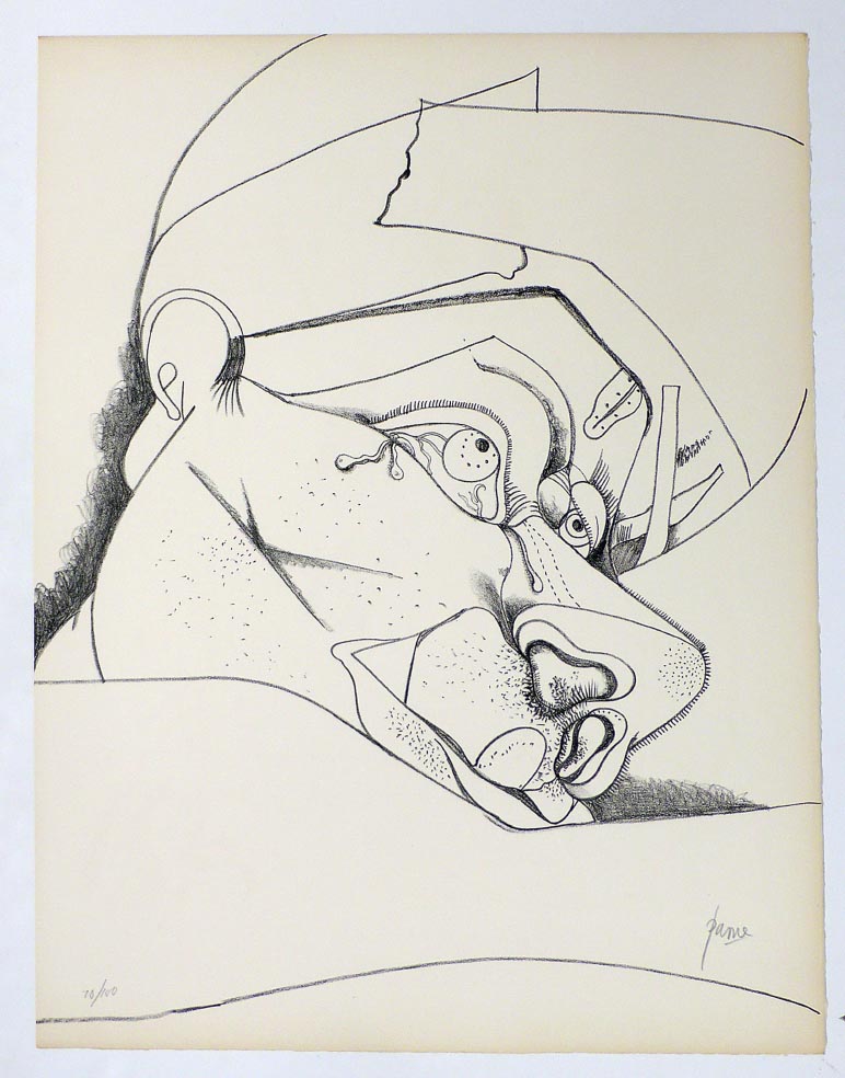 Peter PAONE My Father - aus 1969 - Nr 9 - Lithographie
