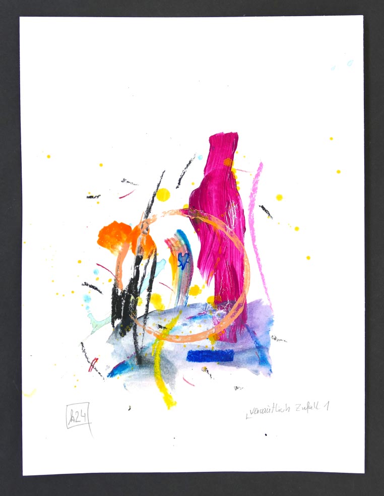 Anton SCHMID Vermutlich Zufall 1 aus 2024 - Mischtechnik