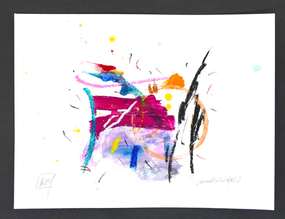 Anton SCHMID Vermutlich Zufall 2 aus 2024 - Mischtechnik