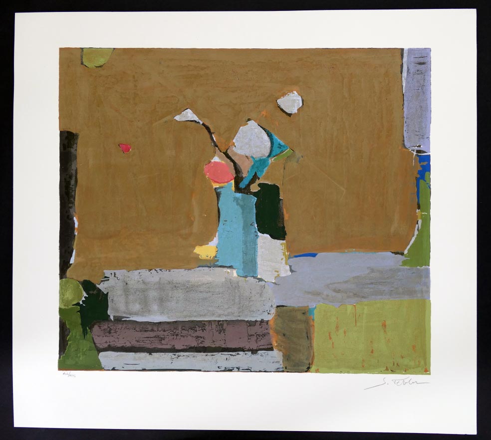 Samuel TEPLER Untitled - Table II - Siebdruck in Farbe