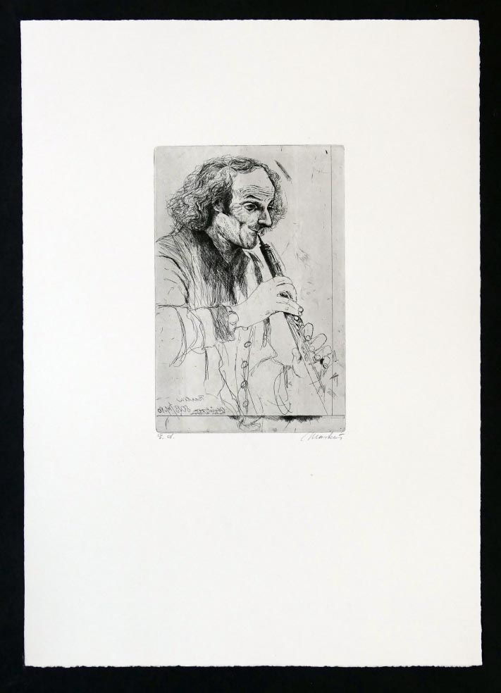 Markus VALLAZZA Mappe Da und Dort 1992 - Berlin - Radierung