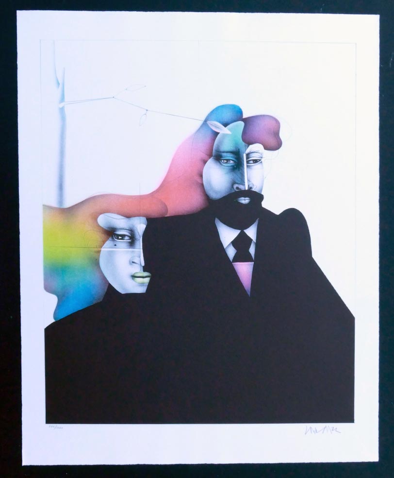 Paul WUNDERLICH nach Manet - Lithographie in Farbe aus 1983